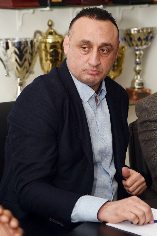  رئيس الاتحاد التونسي للجودو خلال المؤتمر الصحفي