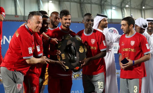 فرحة لاعبي الدحيل