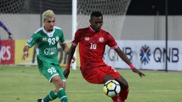 جانب من مباراة ظفار والأنصار في مرحلة الذهاب