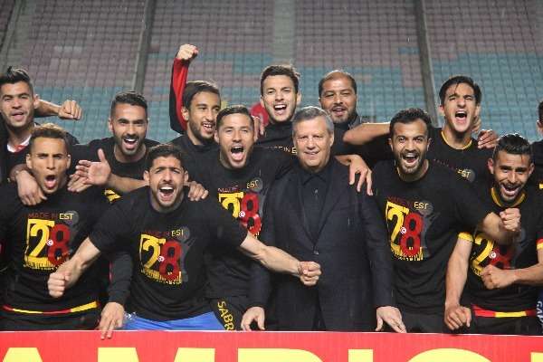 احتفالات الترجي بلقب الدوري