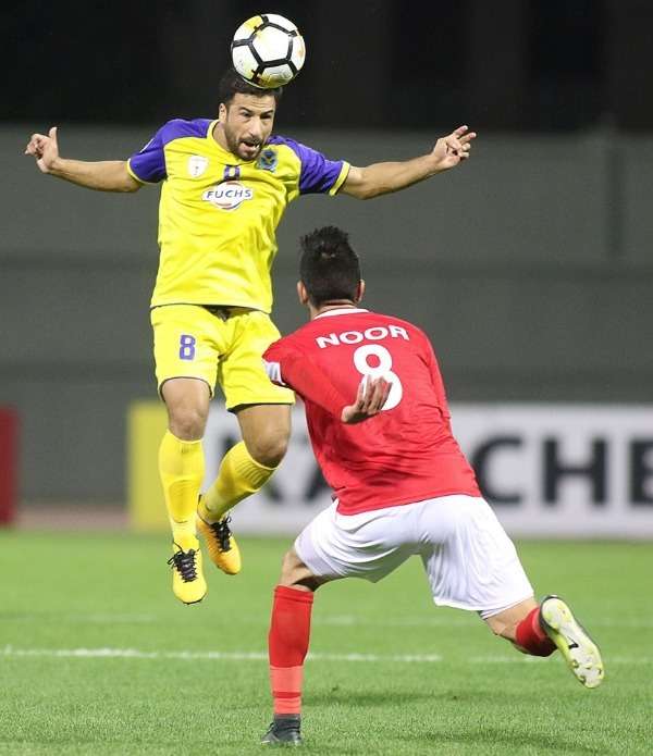 جانب من المباراة