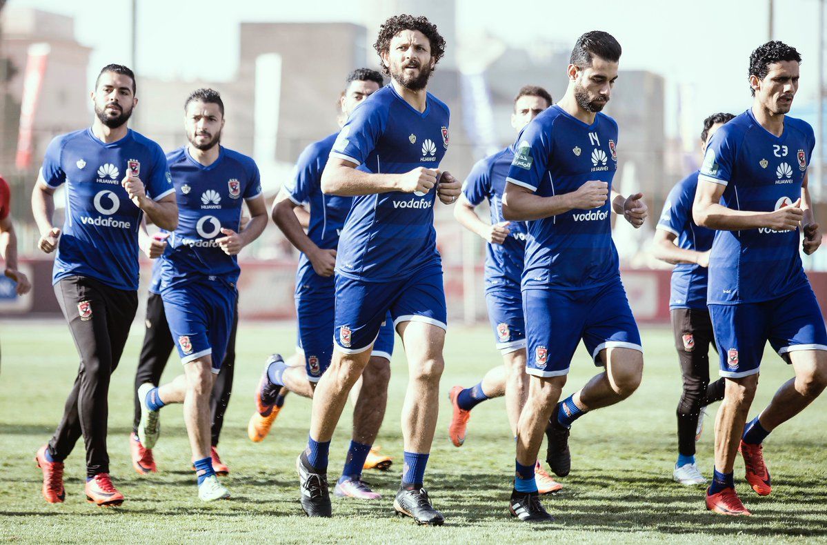 من تدريبات الأهلي- ارشيفية