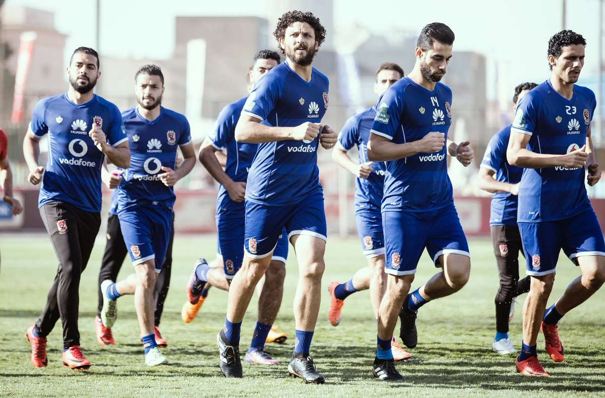 من تدريبات الأهلي- ارشيفية