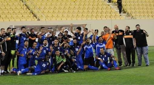 فرحة لاعبي الحالة بالصعود