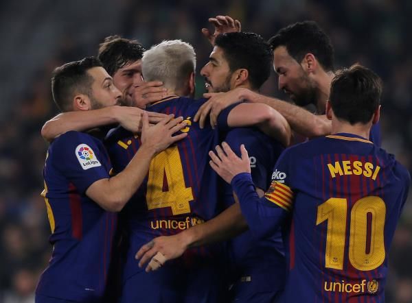 لاعبو برشلونة