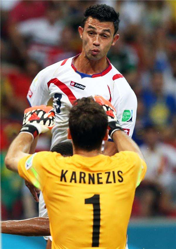 من إحدى مواجهات منتخب كوستاريكا