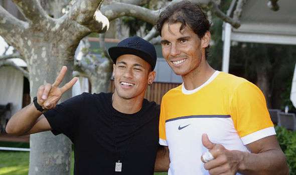 رافائيل نادال ونيمار