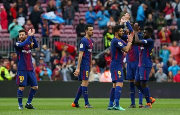 لاعبو برشلونة