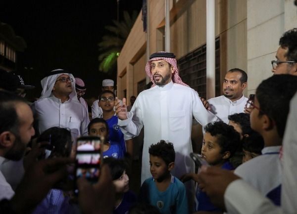 الجابر مع جماهير الهلال