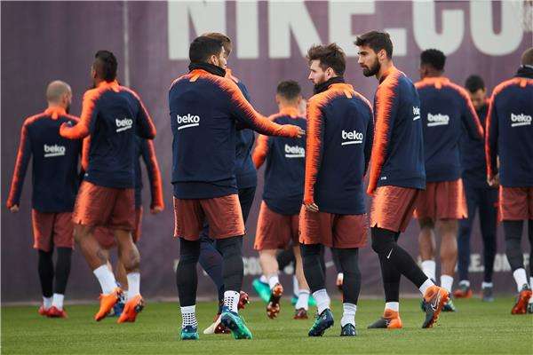 لاعبو برشلونة