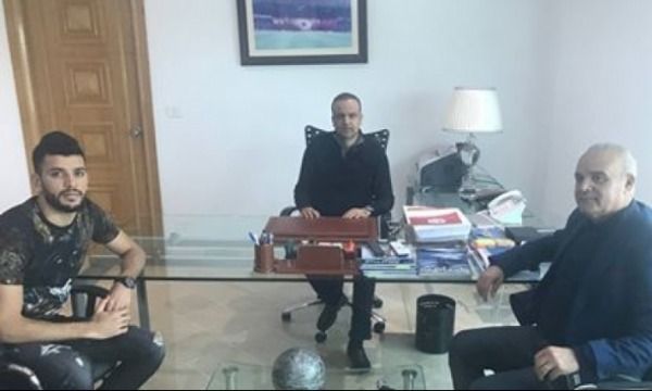 من اجتماع وديع الجريء باللاعب امين بن عمر