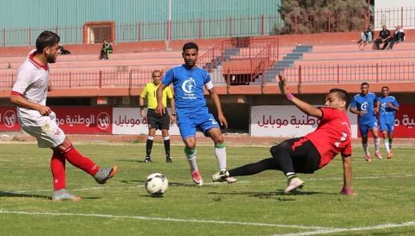 لقطة من المباراة