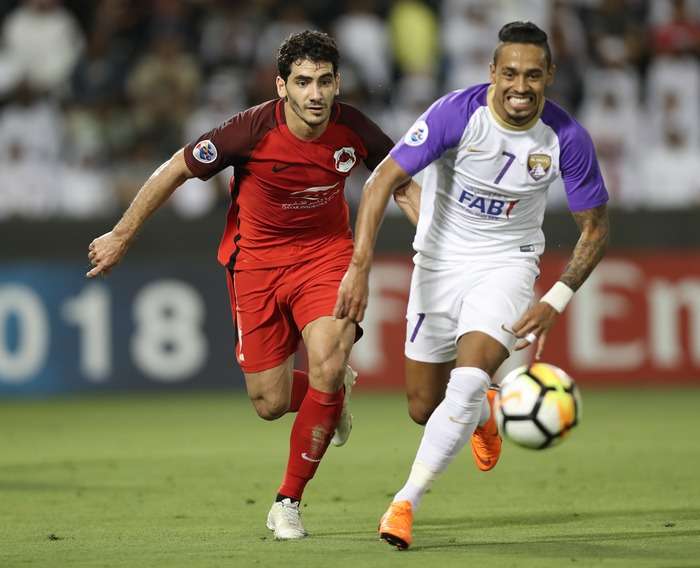 جانب من المباراة