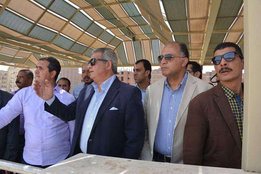 خالد عبد العزيز أثناء تفقد فرع الإسماعيلي