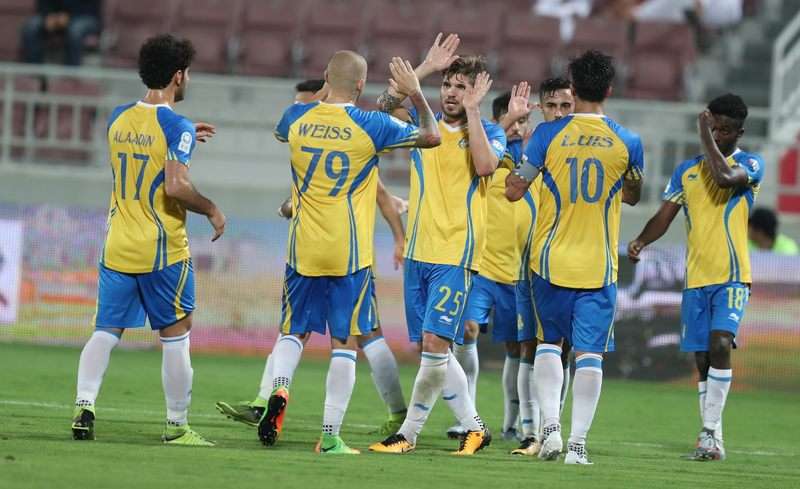 صورة ارشيفية - لاعبو الغرافة