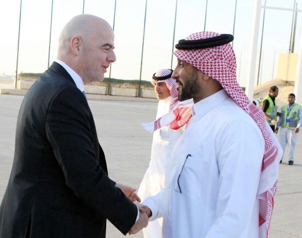 سامي الجابر مع إنفانتينو