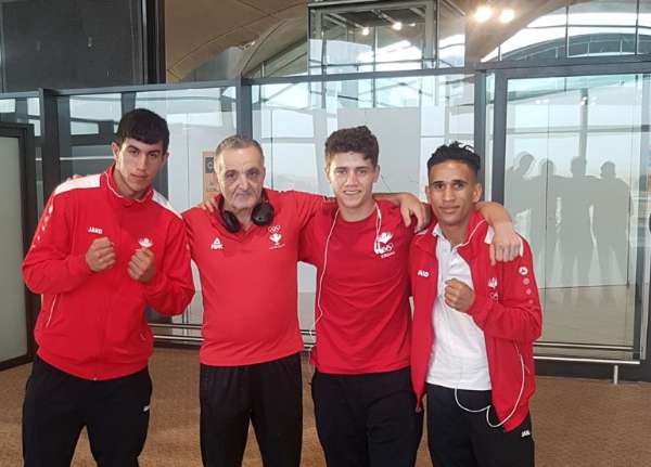 وفد منتخب الملاكمة الأردني