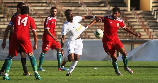 لقطة من المباراة