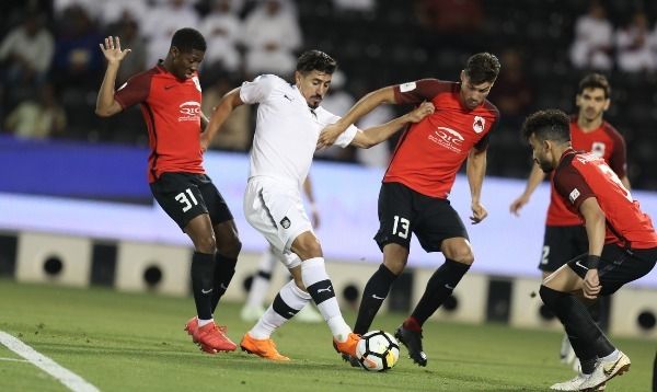 لقطة من المباراة