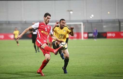 لقطة من المباراة