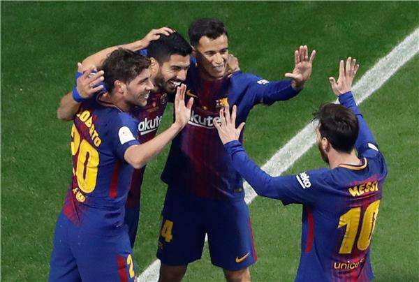 لاعبو برشلونة