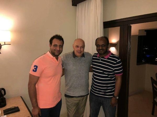 جروس مع إسماعيل يوسف وأحمد مرتضى منصور