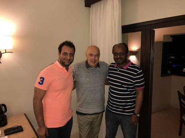 جروس مع إسماعيل يوسف وأحمد مرتضى منصور