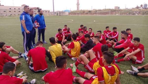 من تدريبات منتخب الأردن للشباب