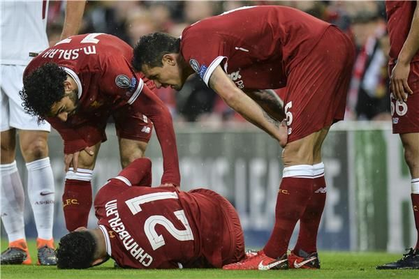  تشامبرلين لحظة إصابته