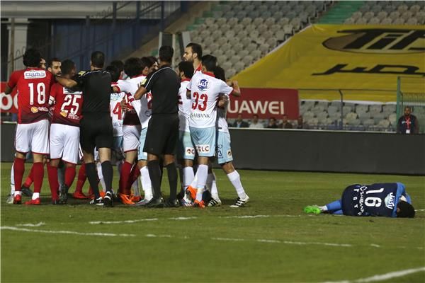  جانب من المشاجرة 