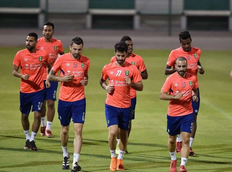 من تدريبات الأهلي السعودي