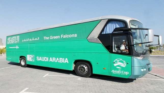 حافلة المنتخب السعودي