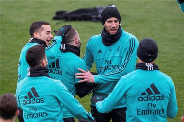 فاسكيز وأسينسيو من تدريبات ريال مدريد