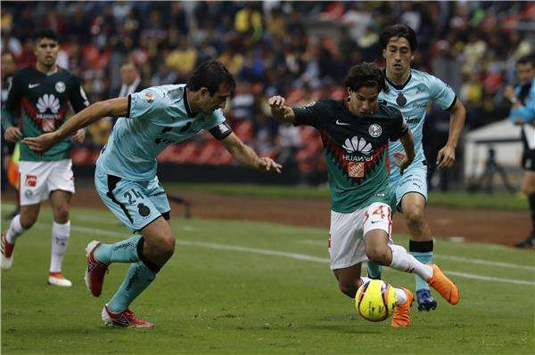 جانب من مباراة كلوب أمريكا وسانتوس