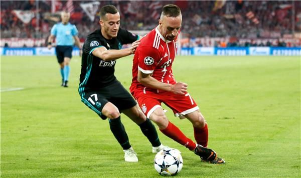 جانب من لقاء الذهاب بين بايرن وريال مدريد