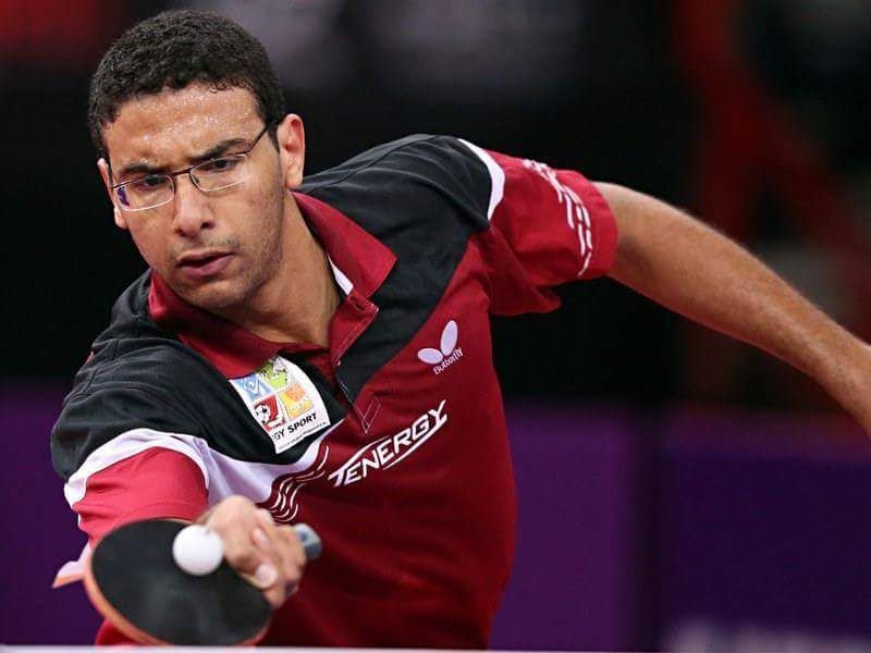 عمر عصر لاعب منتخب مصر لتنس الطاولة