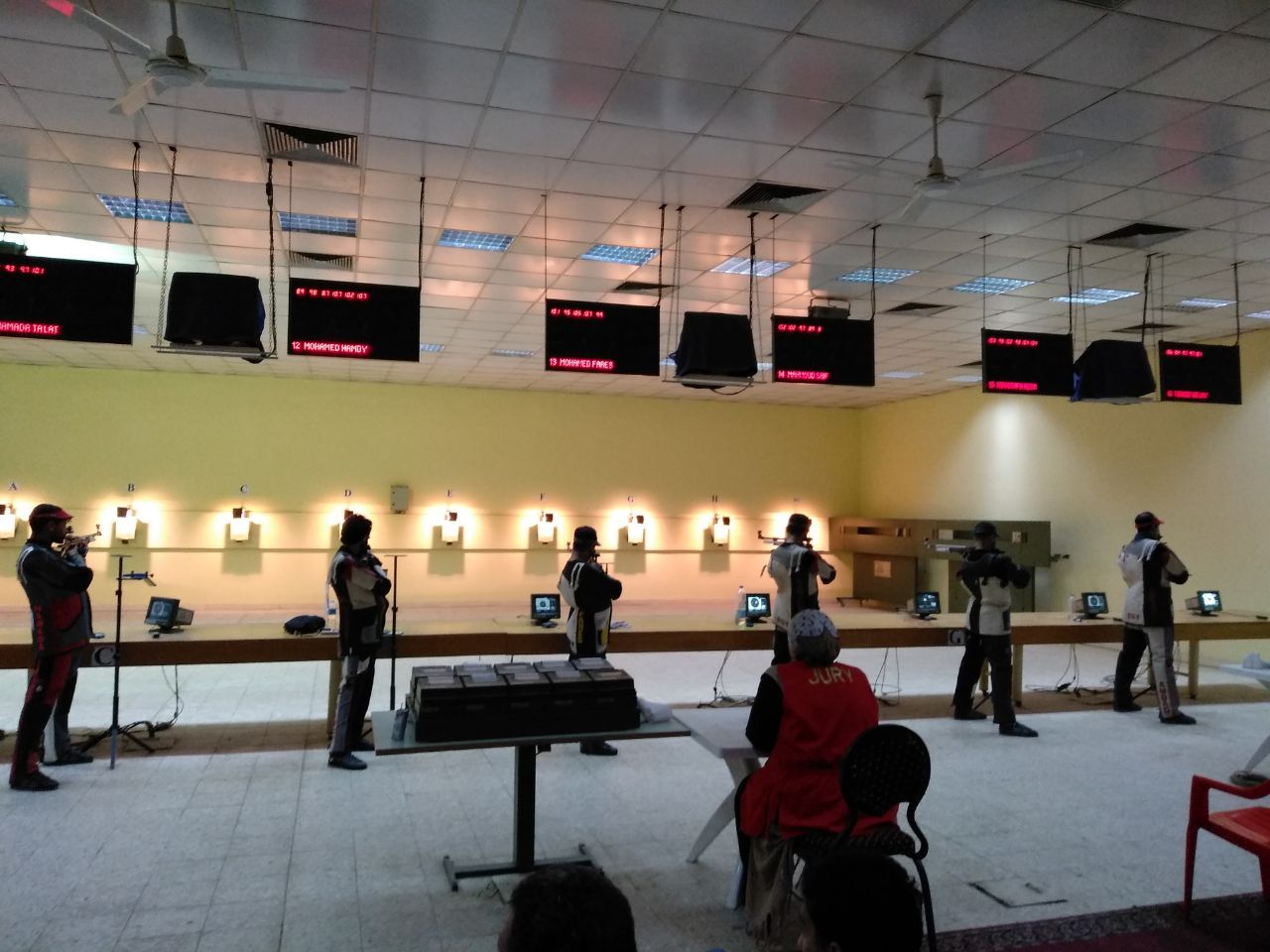 جانب من المنافسات