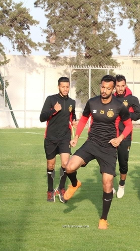 من تدريبات الترجي 