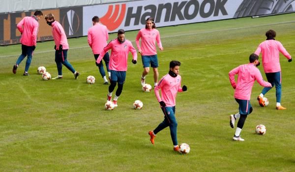 فليبي لويس في تدريبات أتليتكو مدريد