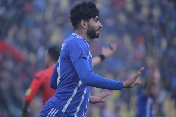 لقطة من المباراة