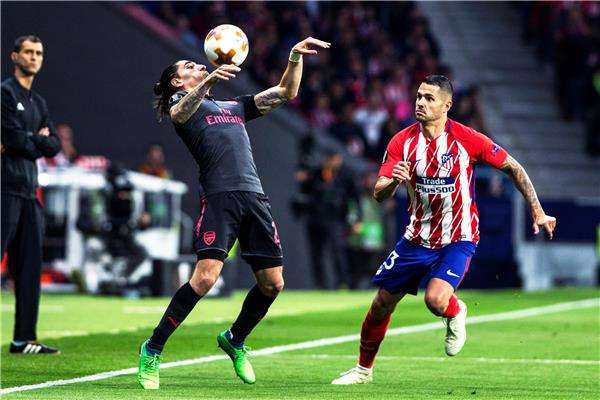 جانب من لقاء أتلتيكو مدريد وآرسنال