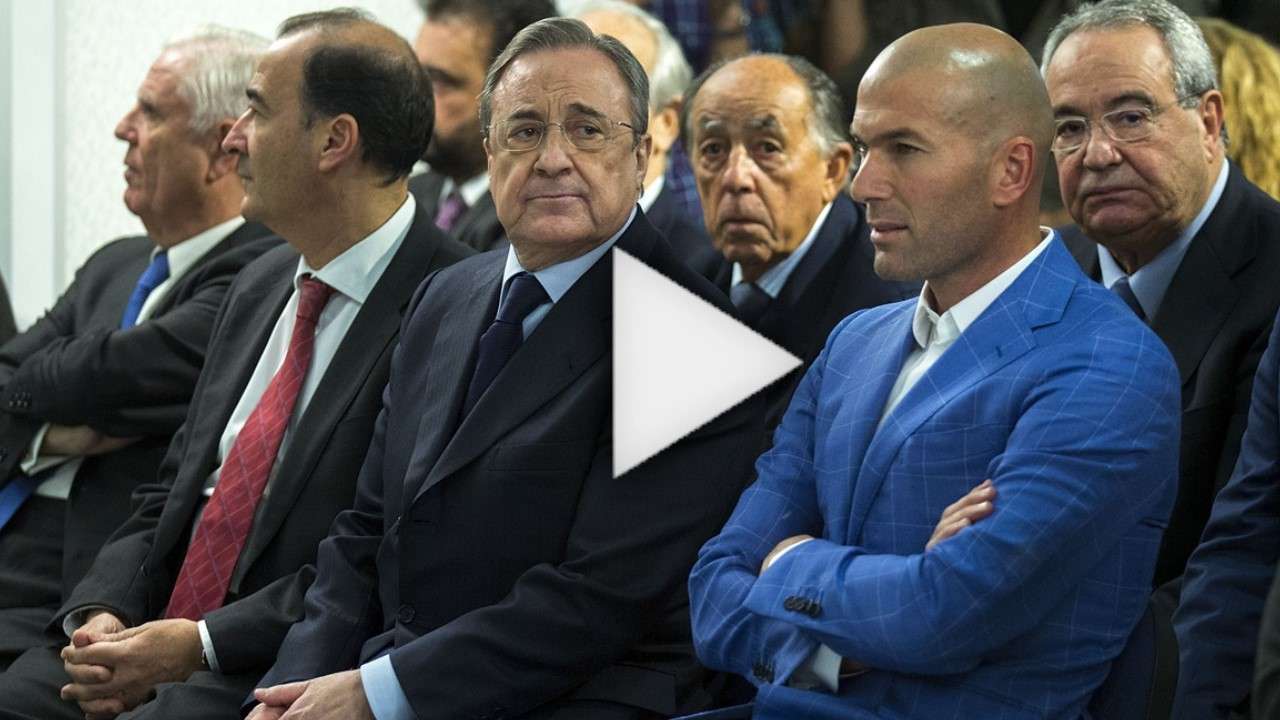 فلورنتينو بيريز وزين الدين زيدان