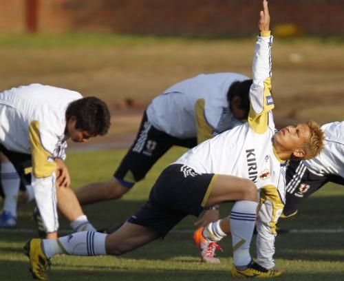 أولى تدريبات المنتخب الياباني في بلومفونتين