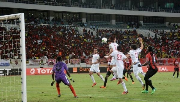 من مباراة النجم الساحلي وبريميو اجوستو