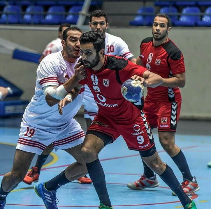 من لقاء الفريقين فى كرة اليد