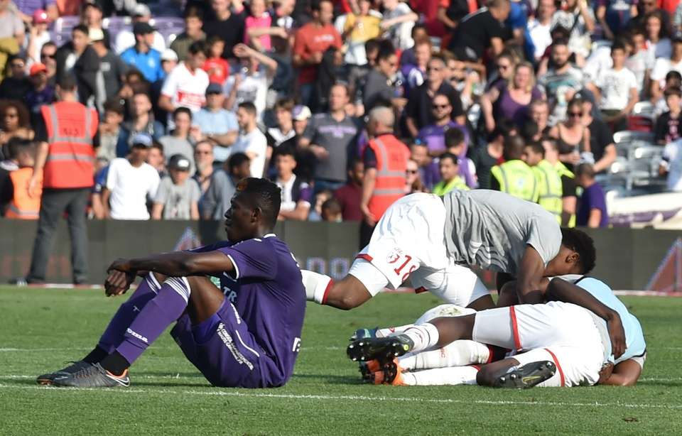 لقطة من المباراة