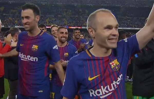 لاعبو برشلونة