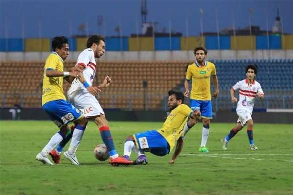 من مباراة الزمالك والإسماعيلي