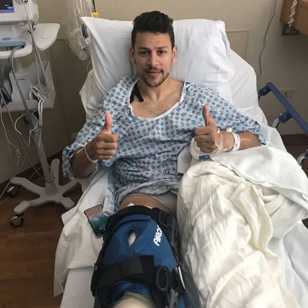  يوسف المساكني بعد اجراء العملية 