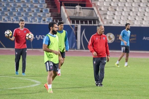 عبد الله من تدريبات الفريق